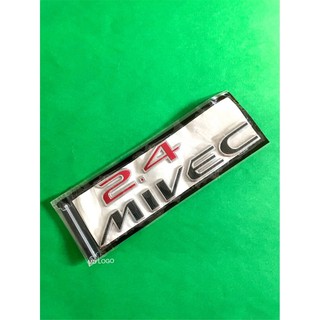 โลโก้2.4MIVEC ขนาด 15.7x4.5cm. ติดMITSUBISHI