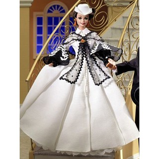 1995 Barbie Doll as Scarlett O’Hara (black and white dress) **กล่องไม่สวย**