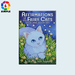 Affirmations of the Fairy Cats Oracle Tarot Card Games