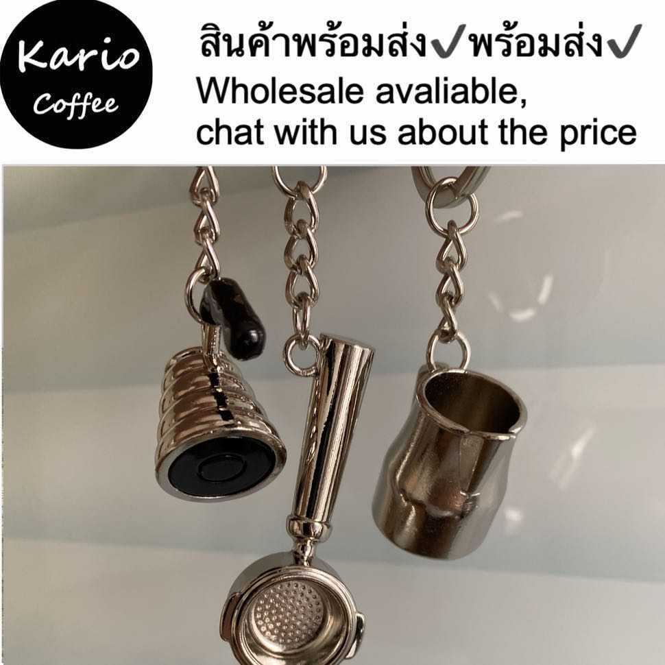 Ready in stock✔️ พวงกุญแจ  คนทำกาแฟ บาริสต้า