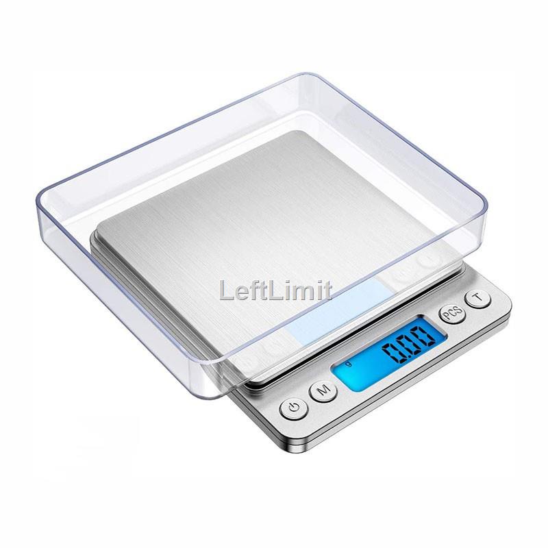 มีสินค้า เครื่องชั่งน้ําหนักดิจิทัล หน้าจอ LCD 2 ถาด 6 ยูนิต สเตนเลส ขนาดเล็ก สําหรับชั่งอาหาร เครื่องประดับ