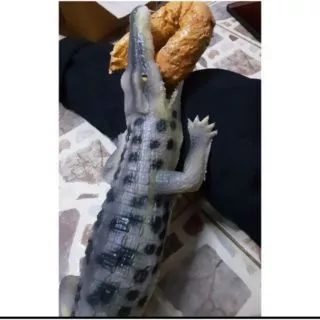 🦎ตุ๊กแกปลอม ขนาดใหญ่เท่าแขน(23นิ้ว)/ตัวเฮ้ยยาว28นิ้ว/ จระเข้22นิ้ว