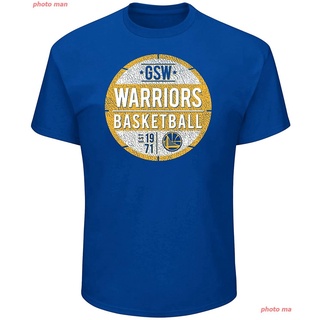 แฟชั่น photo man Golden State Warriorsเสื้อยืด Profile Big &amp; Tall Mens S/S Screen Tee เสื้อคู่รัก ผู้ชาย