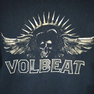 เสื้อยืดมือสอง Usa เสื้อวงร็อก Volbeat Size XL อก24/ยาว30