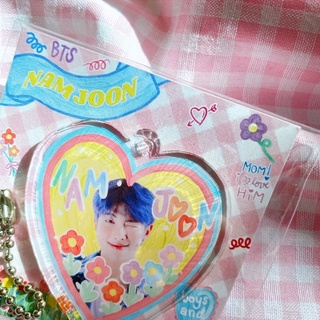 💜🌼RM NAMJOON✨💜 keyring sticker nam joon  BTS💟 บังทัน✨ พวงกุญแจ และ สติ๊กเกอร์ตกแต่ง ลายนัมจุน 💕 บีทีเอส bangtan