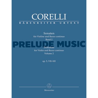 (Violin and Bass Continuo) Corelli, Arcangelo Sonatas for Violin and Basso continuo op. 5, VII-XIIc