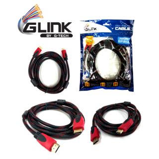 สาย H DMI Glink (M/M) V1.4 สายถักอย่างดี รุ่น Glink-09 ดำแดง