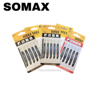 SOMAX ใบเลื่อยจิ๊กซอว์ for MAKITA (5 ใบ) HSS HCS