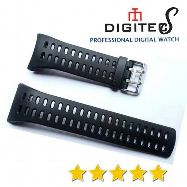 Digitec DG-3032T DG3032-T DG 3032 T DG3032T สายนาฬิกาสีดํา