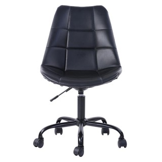 Office chair OFFICE CHAIR FURDINI HIGOS PU BLACK RF PU BLACK Office furniture Home &amp; Furniture เก้าอี้สำนักงาน เก้าอี้สำ