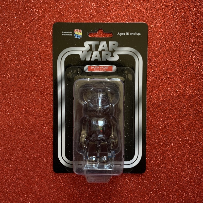 Medicom toy 100% Bearbrick Star Wars Be@rbrick Darth Vader Rogue One Ver