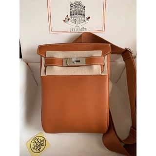 พรี​ ราคา17500 Hermes HAC A DOS 22cmกระเป๋าแฟชั่นกระเป๋าคาดอก Togo กระเป๋าสะพาย