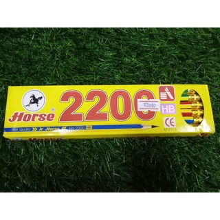 ดินสอ HB ตราม้า H-2200(กล่อง12แท่ง)
