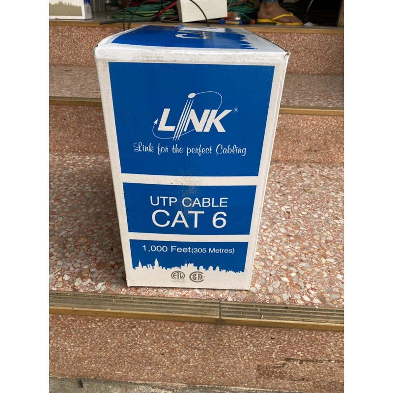 US-9106A สายแลน LAN Cable UTP CAT 6 LINK ยาว 305 เมตร Indoor ราคา ถูกที่สุด ดีลบีเคเค แกลเลอรีภาพที่ 5