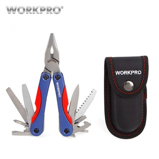 WORKPRO 15 in 1 ชุดเครื่องมือตั้งแคมป์ กิจกรรมกลางแจ้ง อุปกรณ์ยังชีพ