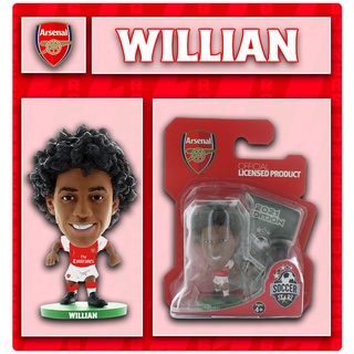 โมเดลนักฟุตบอล SoccerStarz ลิขสิทธิ์แท้จากสโมสร Arsenal - Willian 2021