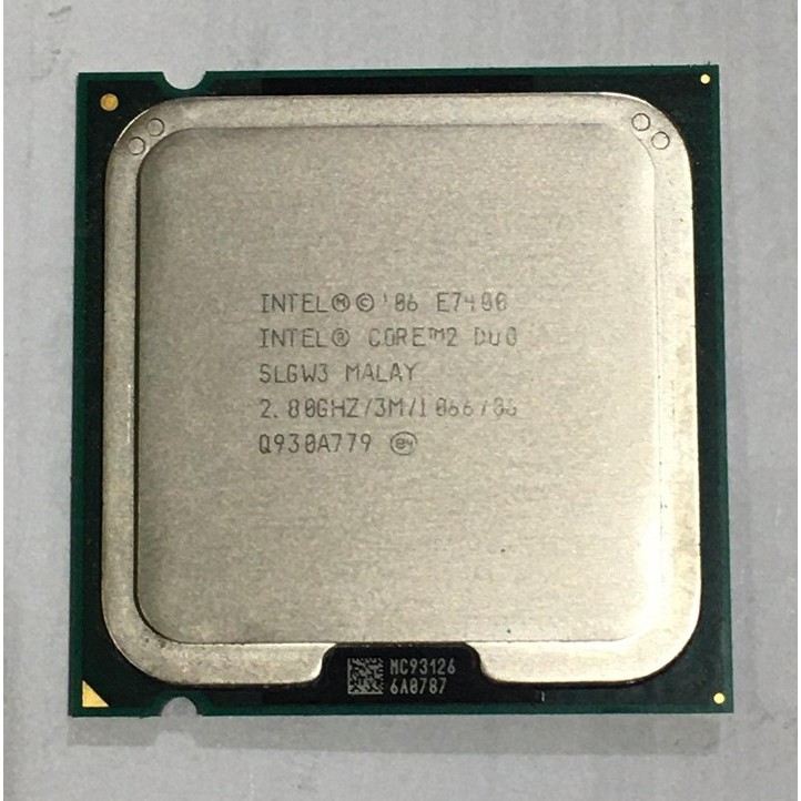 CPU Socket 775 E7400 E8200 8400 ใช้งานปกติ