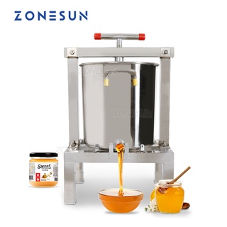 Zonesun เครื่องกดขี้ผึ้ง สเตนเลส แมนนวล 10 ลิตร สําหรับเลี้ยงผึ้ง พาราฟิน เครื่องรีดขี้ผึ้ง