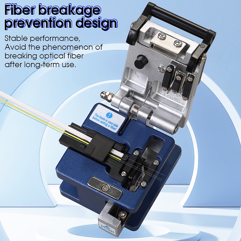 เครื่องตัดสายไฟเบอร์ออปติคอล FC-6S FTTH ออปติคอลไฟเบอร์ เชื่อมต่อเย็น ตัดกลับอัตโนมัติ + ใบมีด ราคา ถูกที่สุด ดีลบีเคเค แกลเลอรีภาพที่ 6