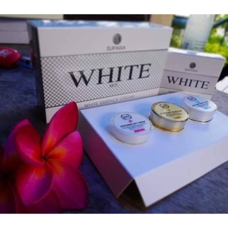 White Essence Cream by SUPARA ชุดไวท์เอสเซนส์ครีม (5กรัม x3ชิ้น)