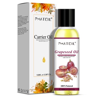 PHATOIL Jojoba น้ํามันน้ํามันสําหรับนวดร่างกาย 100มล.