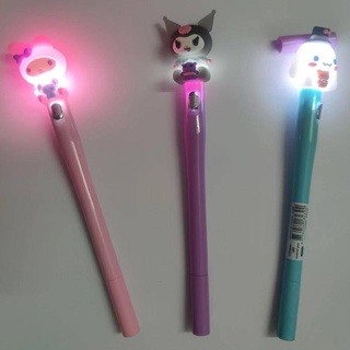 3 ชิ้น / เซต Sanrio Mymelody Kuromi Cinnamoroll ปากกาเจลเรืองแสง เครื่องเขียน Kawaii หมึกเจล ปากกา เครื่องเขียน โรงเรียน อุปกรณ์สํานักงาน ปากกา ของขวัญเด็ก