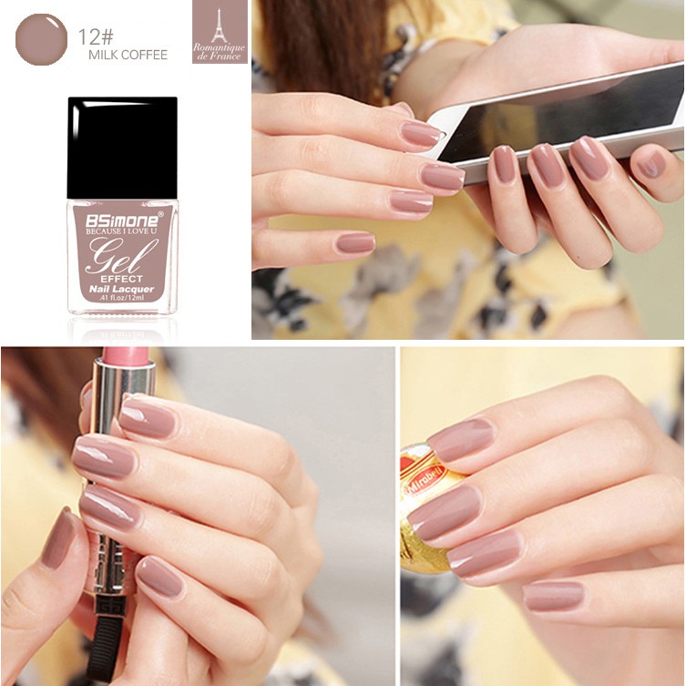 Effect ลุคเจล ไม่ต้องอบ 08-13 Gel ยาทาเล็บ แห้งไว เงามาก สีทาเล็บ