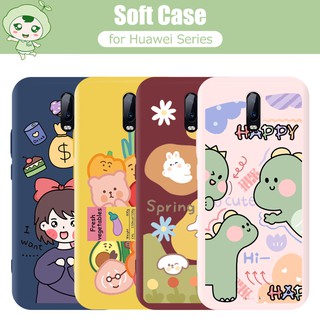 เคส Soft Case Huawei Y7A P Smart 2021 Y5P Y6P Y7P Y8P 2020 P20 P30 P40 Pro Plus Mate 30 10 20 Lite Nova 2i 3i 4 3e 4e 5T 5i 7i 6 SE 7 Pro Y9 Prime 2019 P Smart Plus Cartoon