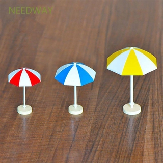Needway ร่มขนาดเล็ก 3 สีสําหรับตกแต่งบ้านตุ๊กตา