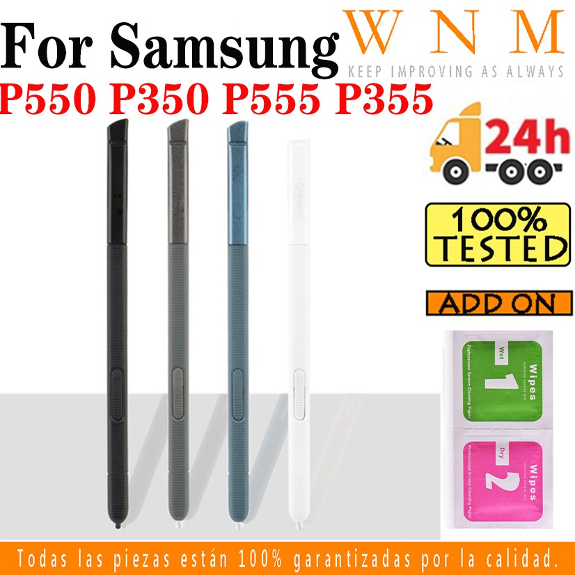 ใหม่สําหรับ Samsung Galaxy Tab A 9.7 & 8.0 p550 P350 P555 P355 พร้อมโลโก้ปากกาสัมผัสมัลติฟังก์ชั่นปา