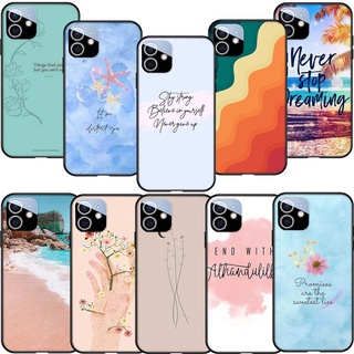 เคสโทรศัพท์ TPU แบบนิ่ม ลาย SL99 Stay strong believe in yourself never give up สําหรับ Apple iPhone X 13 Pro Max 13 mini