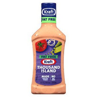 Kraft Thousand Island Fat Free Dressing 16 oz  Kraft Thousand Island น้ำสลัดปราศจากไขมัน 16 ออนซ์