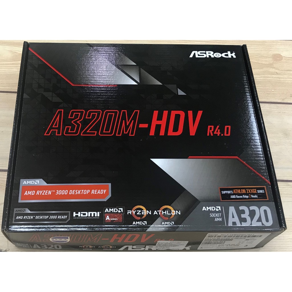 AM4_Asrock A320M-HDV R4.0_M.2_D4_Mainboard