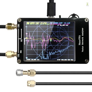 Flt เครื่องวิเคราะห์เครือข่ายเวคเตอร์ หน้าจอสัมผัสดิจิทัล 50KHz-900MHz MF HF VHF UHF ขนาดพกพา