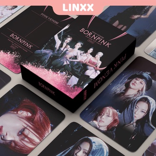 Linxx โปสการ์ด อัลบั้ม BlackPink VENOM Kpop สีชมพู 55 ชิ้น