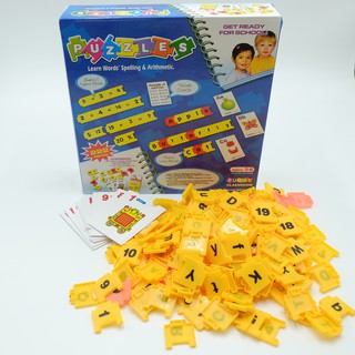 [พร้องส่ง] Puzzles Learn words spelling &amp; Arithmetic เกมปริศนา ตัวเลข และคำศัพท์ รหัส B-068