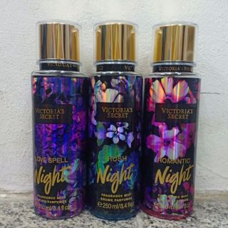 ❣️🎉Victorias secret Fragrance Mist , Romantic Night ,Rush Night