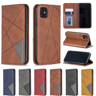 เคสโทรศัพท์หนังฝาพับพร้อมช่องใส่บัตรสําหรับ Iphone XR XS Max X 11 pro SE2 2020 Luxury Splice Pattern Wallet Leather Case