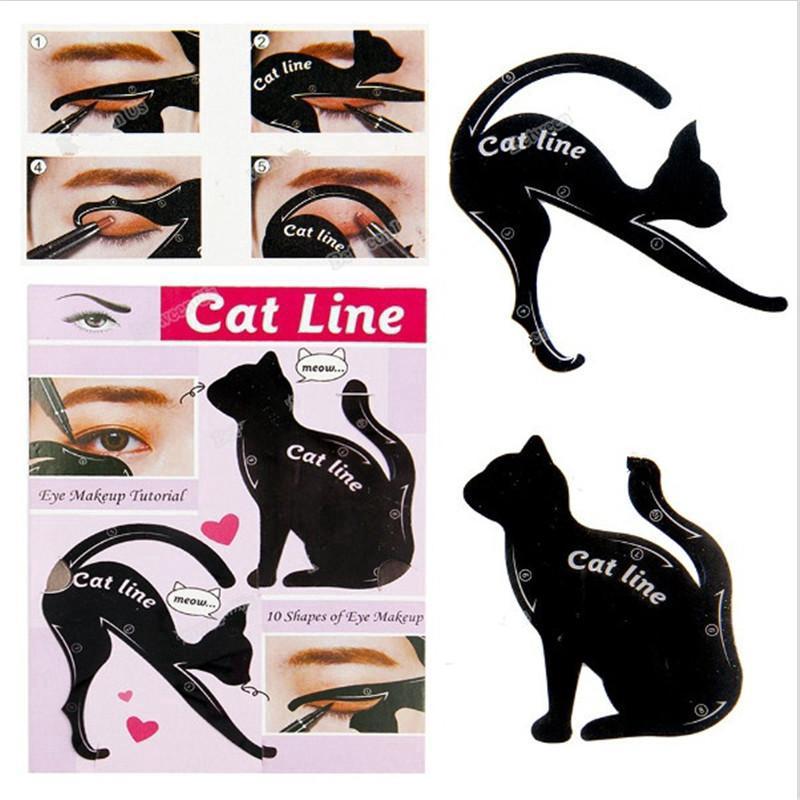 Cat Line Makeup แม่แบบในการเขียนอายไลน์เนอร์