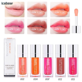 Ibcccndc Lip Oil Moisturizing Shine Shimmer Plumping Lip Tint Lip Care ลิปกลอสแต่งหน้าปราศจากความโหดร้าย [Icebear]