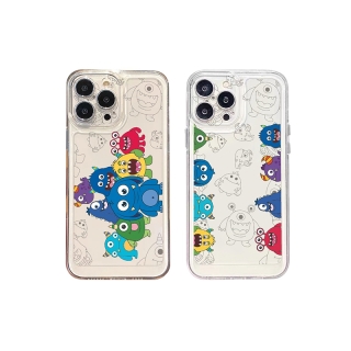 Suntaiho เคสโทรศัพท์มือถือแบบนิ่ม TPU ใส ลายมอนสเตอร์ตัวเล็ก สําหรับ iPhone 12 13 Pro MAX 12Pro 7 8 Plus X XR XS MAX SE 2020