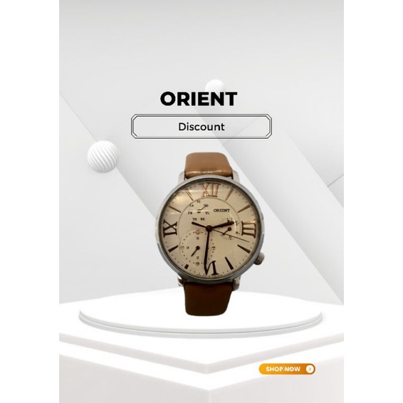 นาฬิกา Orient ของแท้100% พร้อมกล่องสายหนังแท้ สีน้ำตาล
มิอสอง สภาพใหม่มาก
