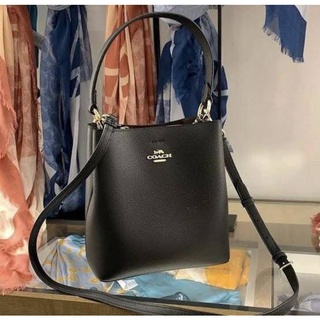 แท้💯%  Coach 1011 Small Town Bucket Bag สีดำ