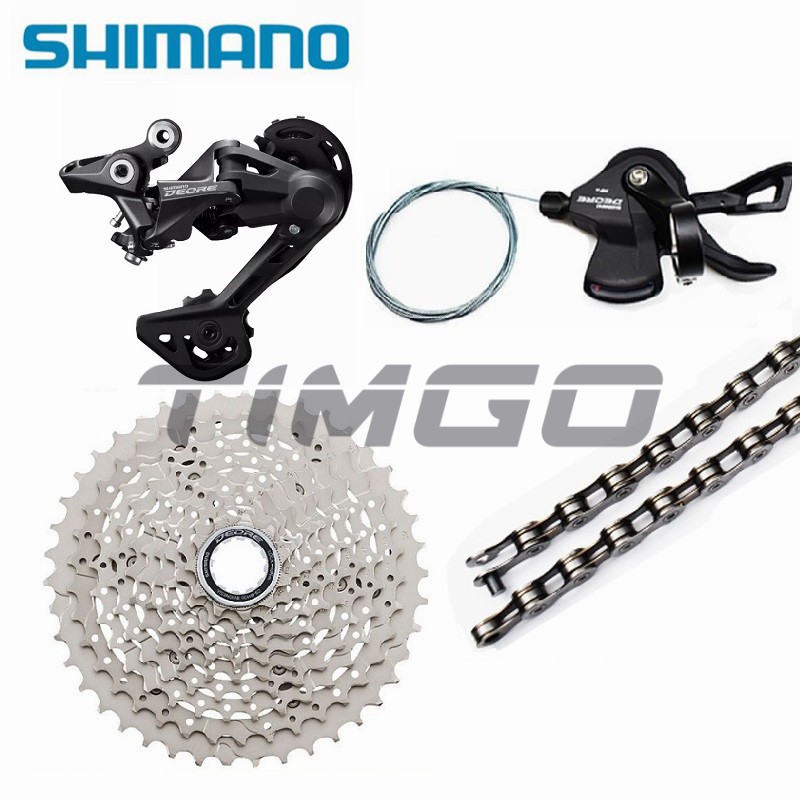 Shimano Deore M4100 MTB จักรยานเสือภูเขา Groupset 10 ความเร็ว RD-M4120 สับจานหลัง SL-M4100 ขวา Shift