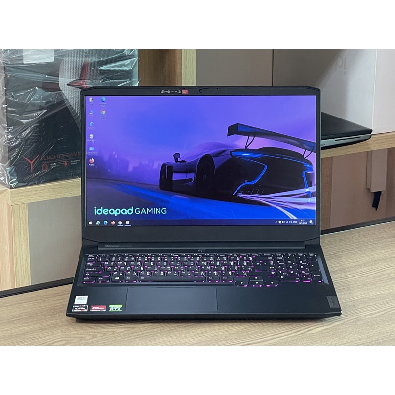 Lenovo IdeaPad Gaming 3 Ryzen 5 5600H SSD512GB RAM16GB RTX 3050 (4GB GDDR6)สินค้ามือสอง