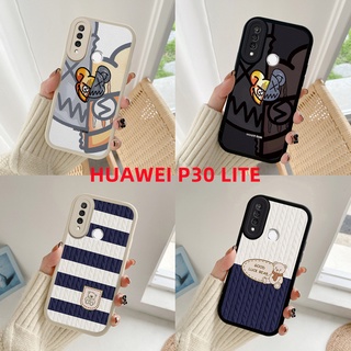 เคส HUAWEI P30 LITE HUAWEI NOVA 4E เคสโทรศัพท์ซิลิโคนกันกระแทก หมีรุนแรง KLQ