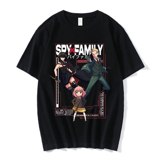 เสื้อยืดแขนสั้น คอกลม ผ้าฝ้ายแท้ พิมพ์ลายการ์ตูนอนิเมะ SPY-X-FAMILY SPY Play House สําหรับผู้ชาย และผู้หญิง