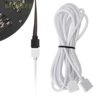 BACK2LIFE 0.3M 1M 2M 3M 5M 10M Light Strip Extension Cable RGB RGBW Lamp Band Connector White Cord Wire Extender Cord Accessory 4PIN LED With Needle Cable Cord