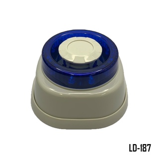 LD-87H(Blue) ไซเรน Siren DC12V สีน้ำเงิน มีไฟและเสียง 115dB