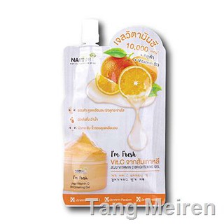 *วิตามินซี ผิวใส สุขภาพดี*นามิ แอม เฟรช เจลส้มวิตามินซี NAMI Im Fresh Jeju Vitamin C Brightening Gel [30 กรัม x 1 ซอง]